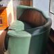 Moroso canapé new tone 1989 3-seater green leather