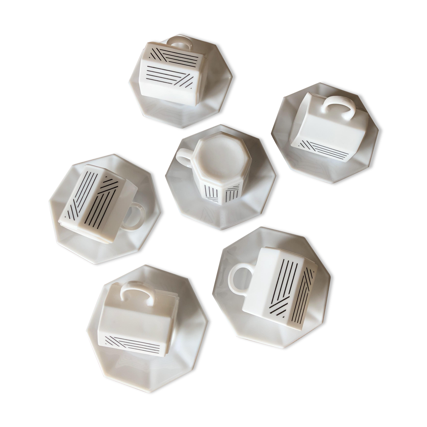 Lot de 6 tasses à café Arcopal