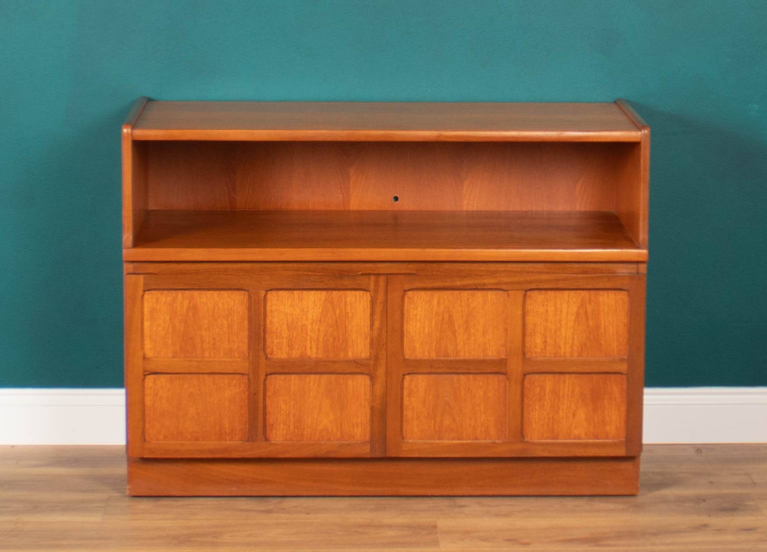 Retro Teak 1960s Nathan Squares Mid Century Sideboard TV Cabinet