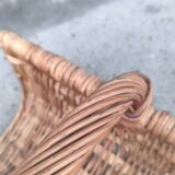 Wicker log basket 1970
