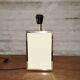 Lampe laquée blanc et laiton guy lefevre vintage 1970