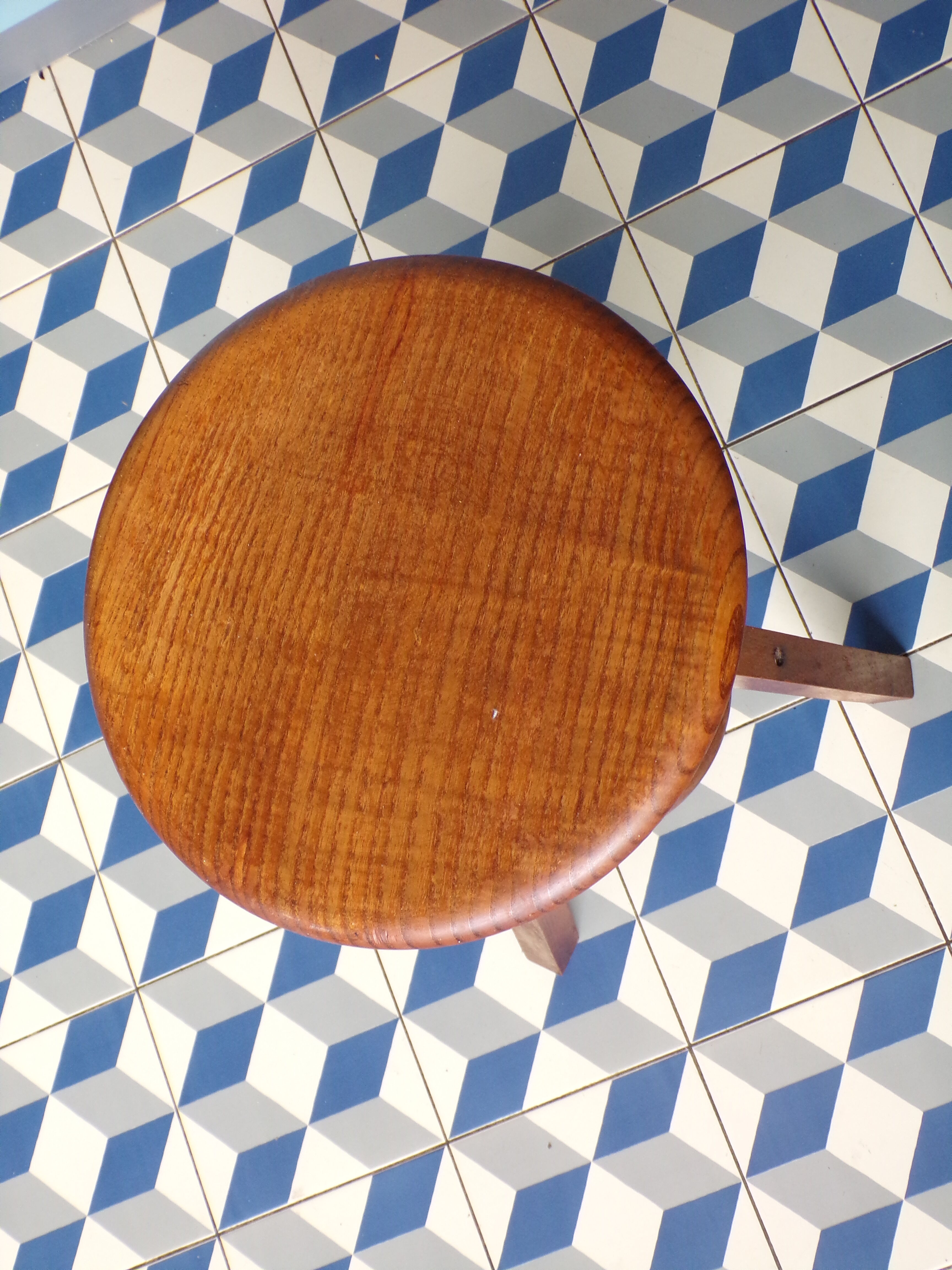 Antique watchmaker's stool with screws