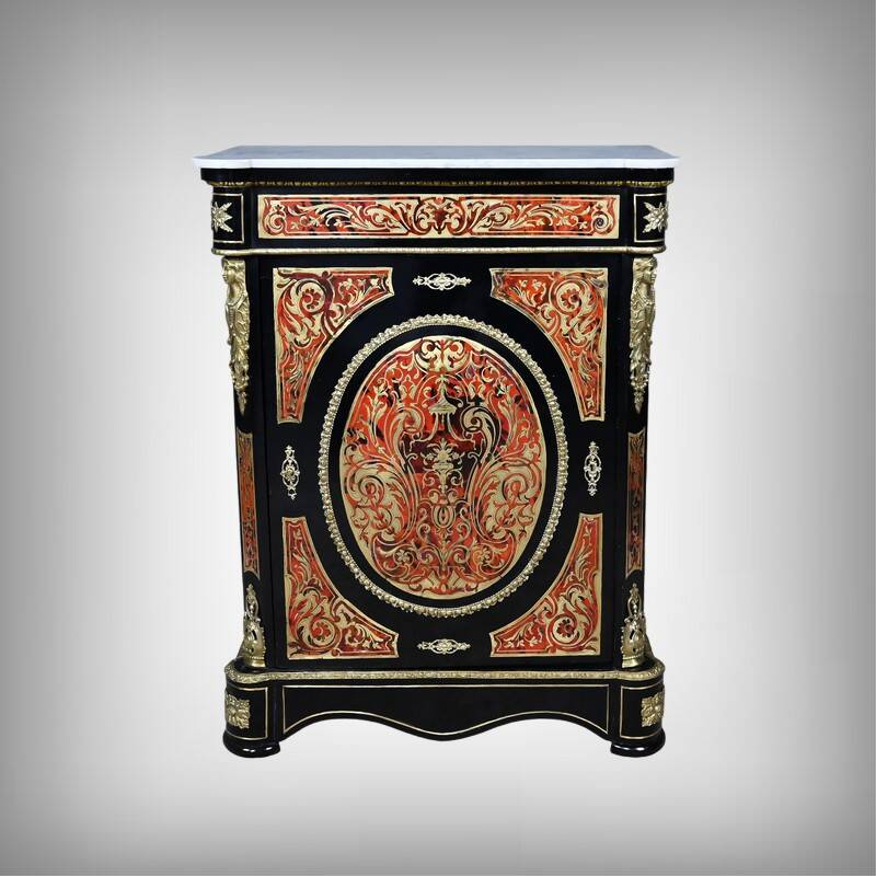 Boulle marquetry side table, Napoleon III period – mid 19th century