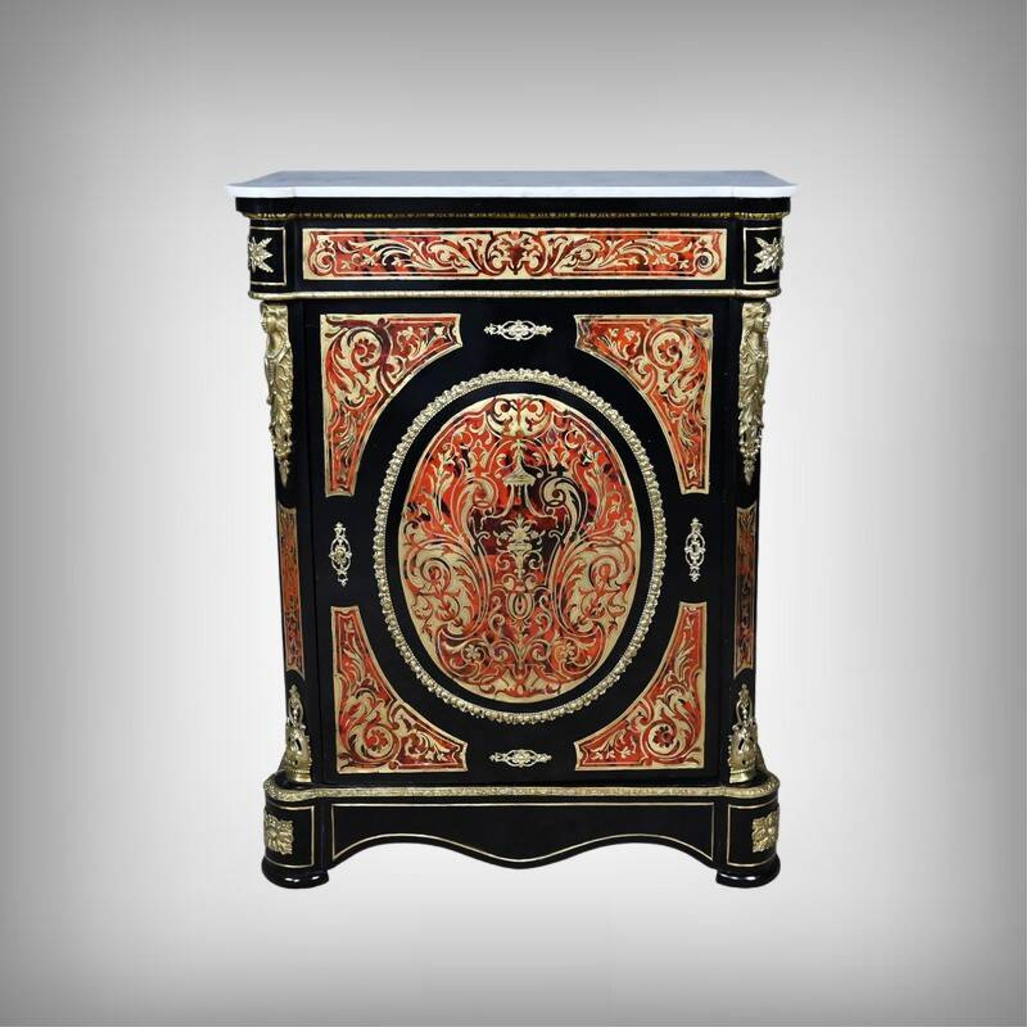 Boulle marquetry side table, Napoleon III period – mid 19th century