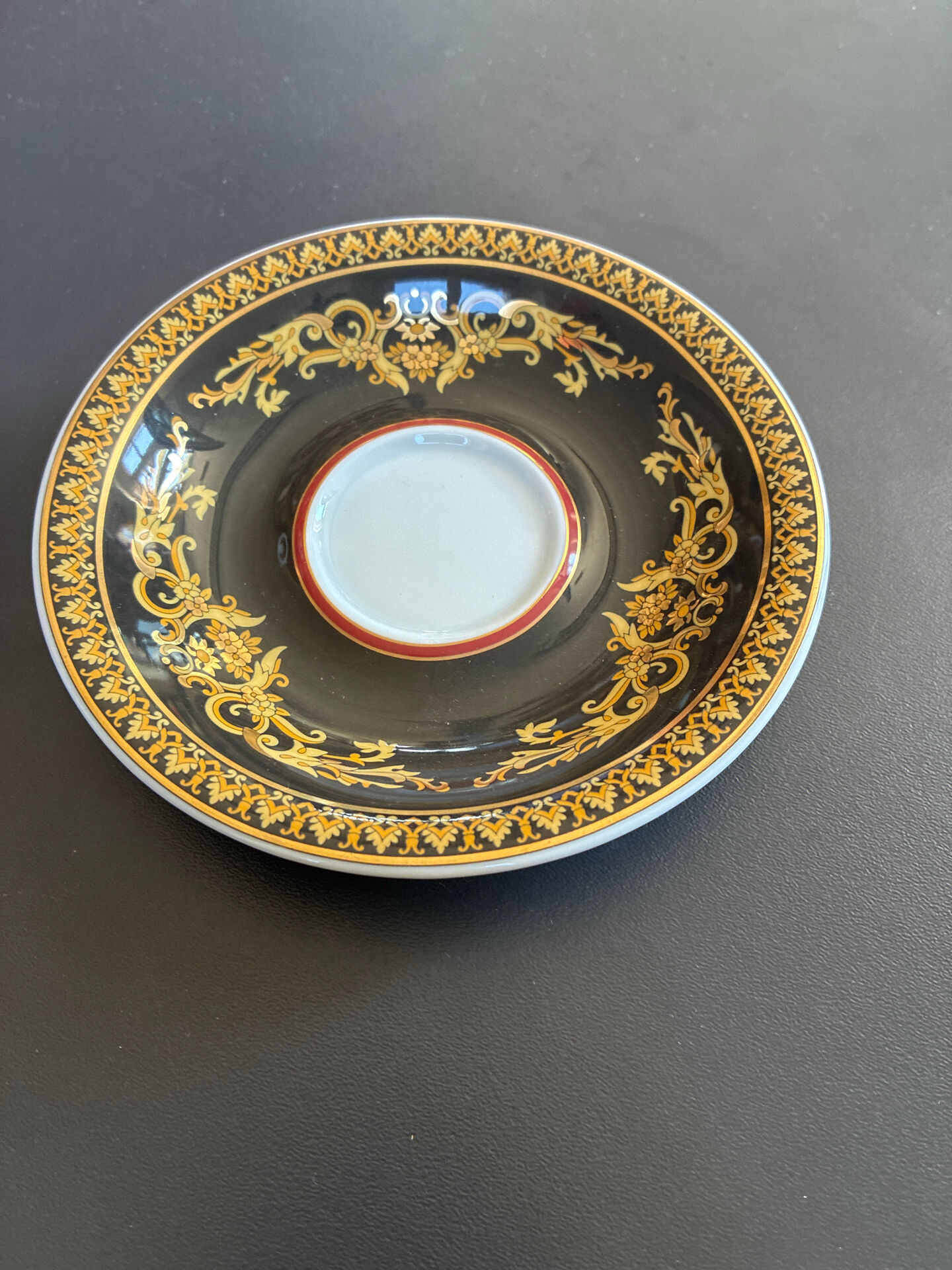 High cup + saucer Versace Medusa red - Rosenthal Ikarus - new