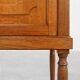 Art Deco nightstand in oak with turned legs, France 1920