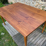 Vintage Scandinavian table for 6 people from the 1960s-70s.