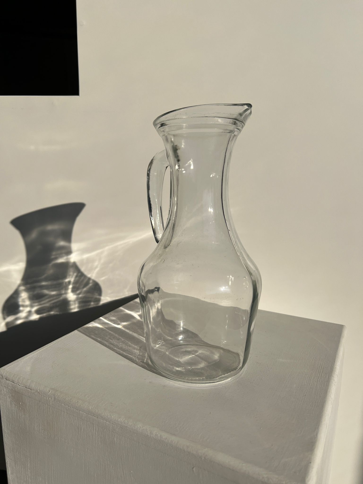 Vintage water decanter H: 25cm