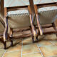4 chaises de style  louis XIII  fin 18 eme