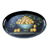 Painted wooden tray
