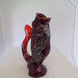 Vase-shaped ceramic fish