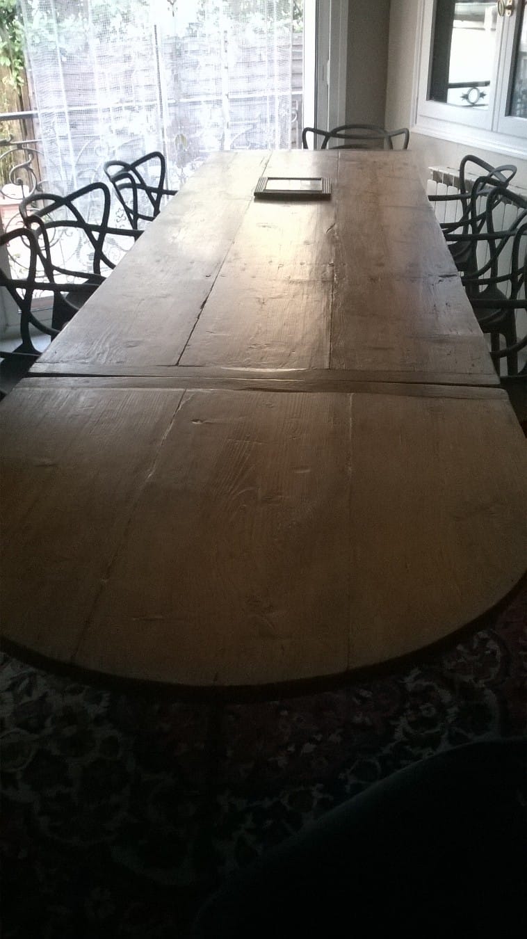 Winegrower's table with extension