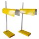Pair of Midcentury Table Lamps Lidokov, Designed by Josef Hurka, 1970s