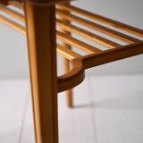 1960s Scandinavian coffee table in ash and beech