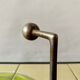 Vintage wooden wall coat rack - 4 steel hooks