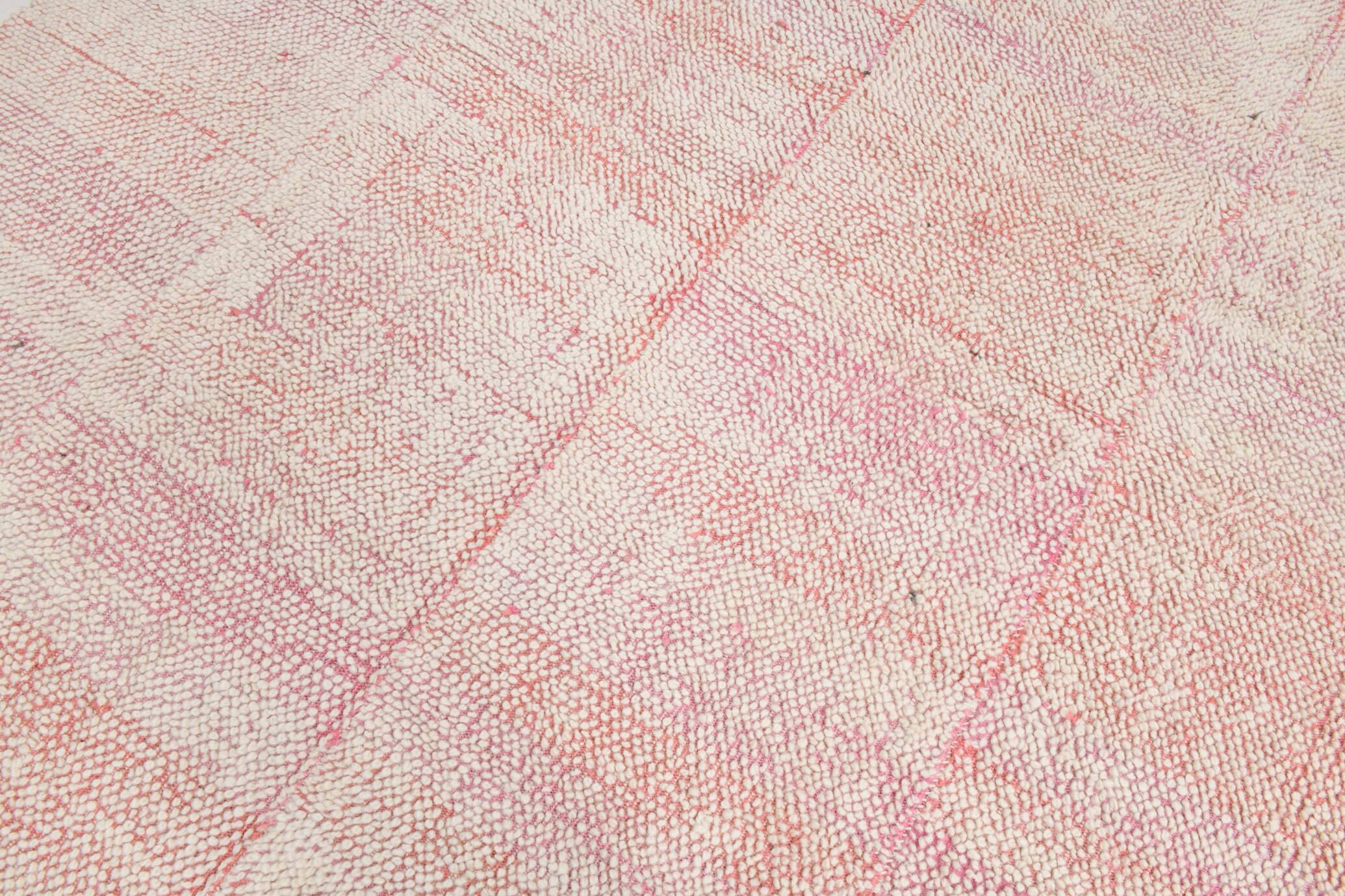 Oversize Pink Kilim Rug, 265x322Cm