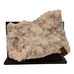 Bloc de quartz blanc - socle