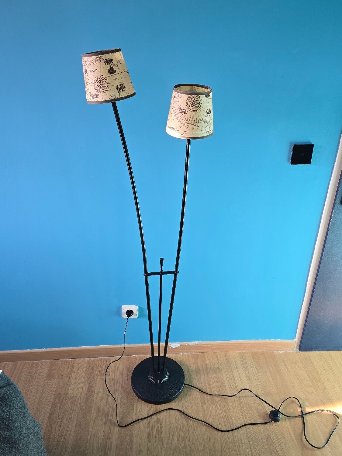 Two-light floor lamp 1950