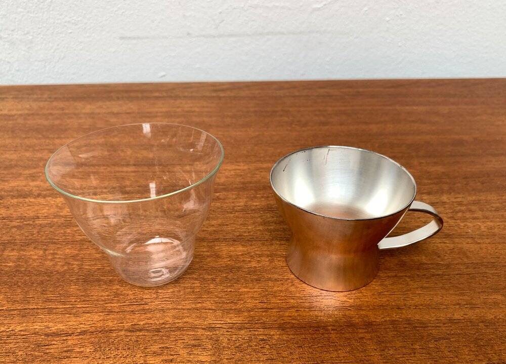 Mid-century German tea glasses by WMF, 1960s, set of 6.