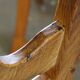 Danish modern brutalist oak dining chairs by Henning Kjærnulf, 1960s, set of 6