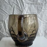 Smoked glass carafe