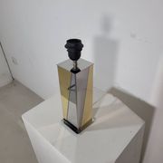 Vintage table lamp in brass and chrome metal 1970s