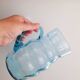 Doyen Tiered Blue Glass Carafe