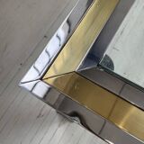 Table basse chrome laiton Romeo Rega