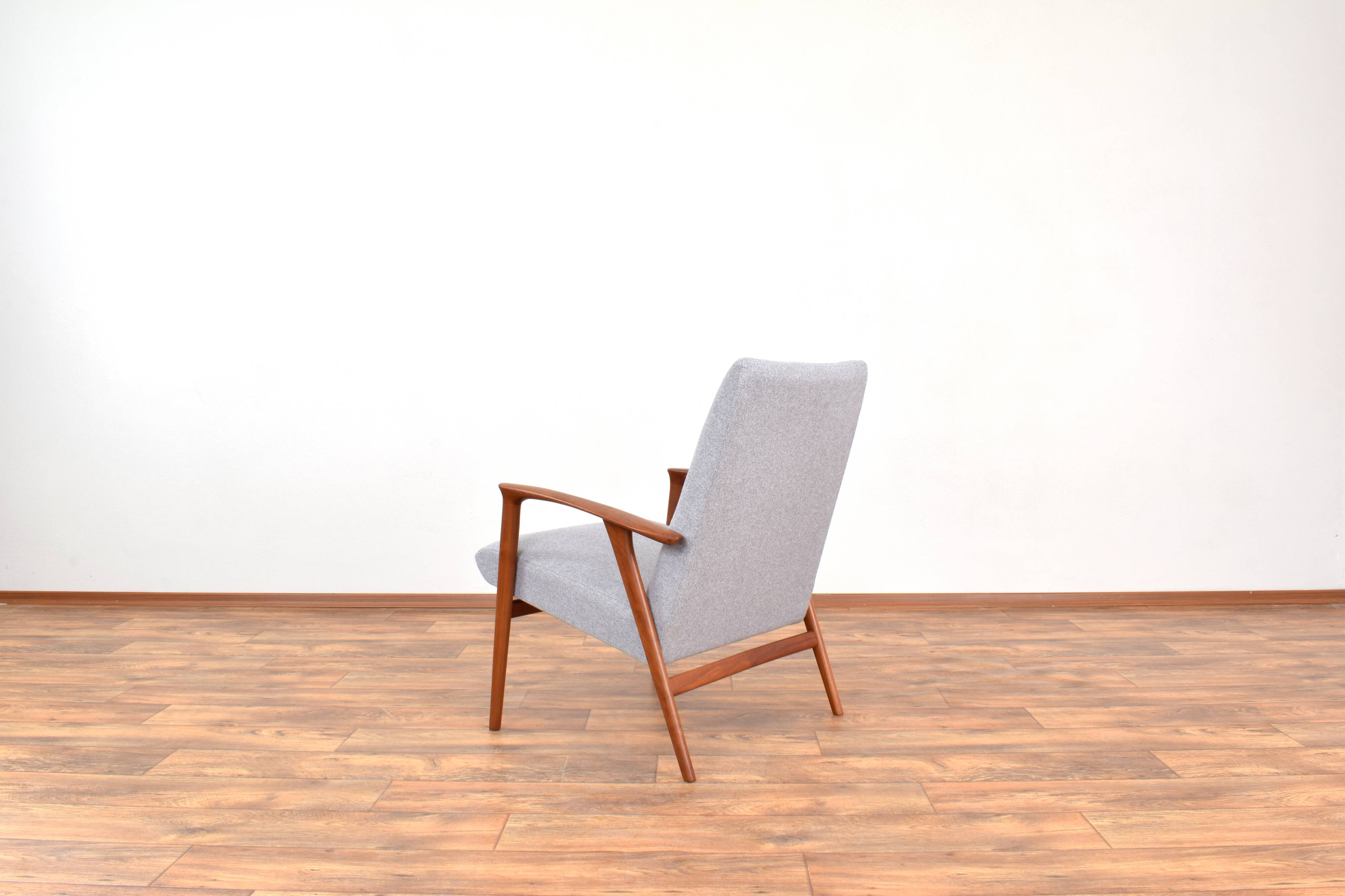 Mid-Century Danish Teak Armchair, 1960s.