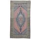 Vintage Turkish Oushak handmade wool runner rug 130x238