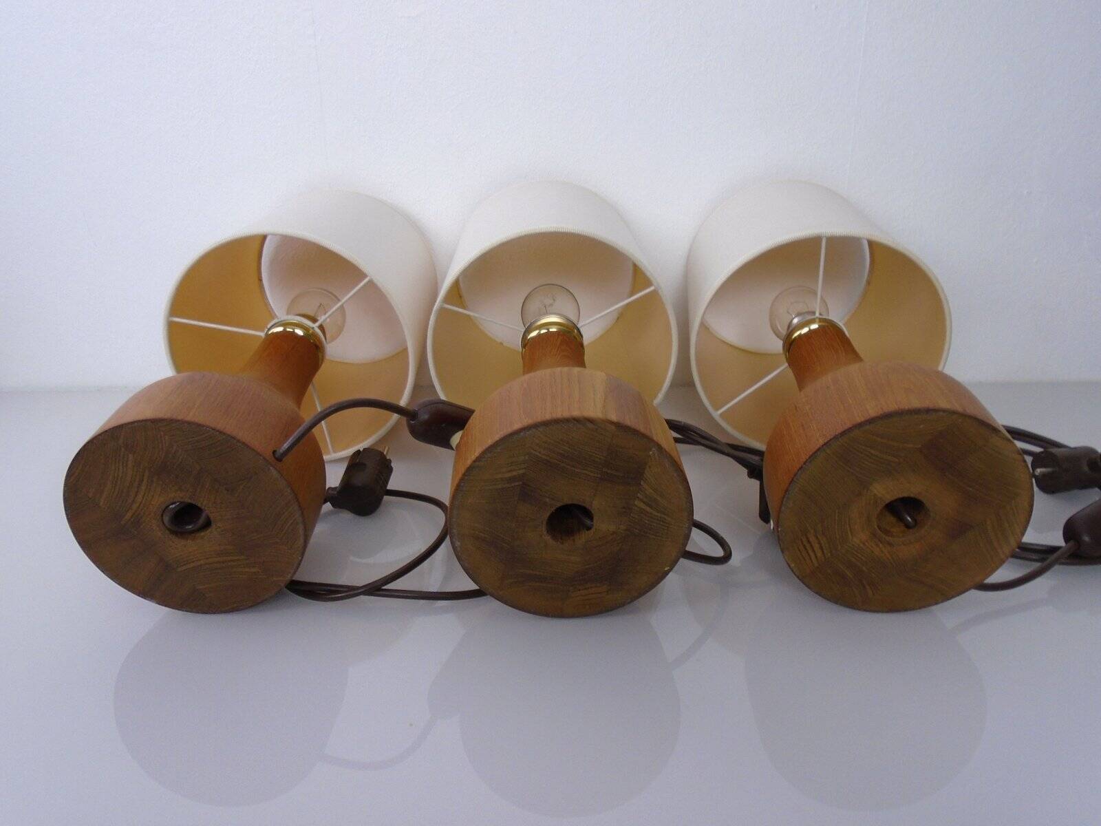 Teak Table Lamp from Domus, 1970s