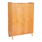 Mid-Century Modern Wardrobe in Ash by Tatra Pravenec, Czech, 1950s