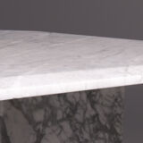 Table basse en marbre, 8 coins