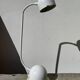 White metal lamp by Brama Italy