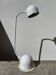 White metal lamp by Brama Italy