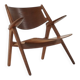 CH28 Sawbuck Lounge Chair by Hans J. Wegner for Carl Hansen, 1960s