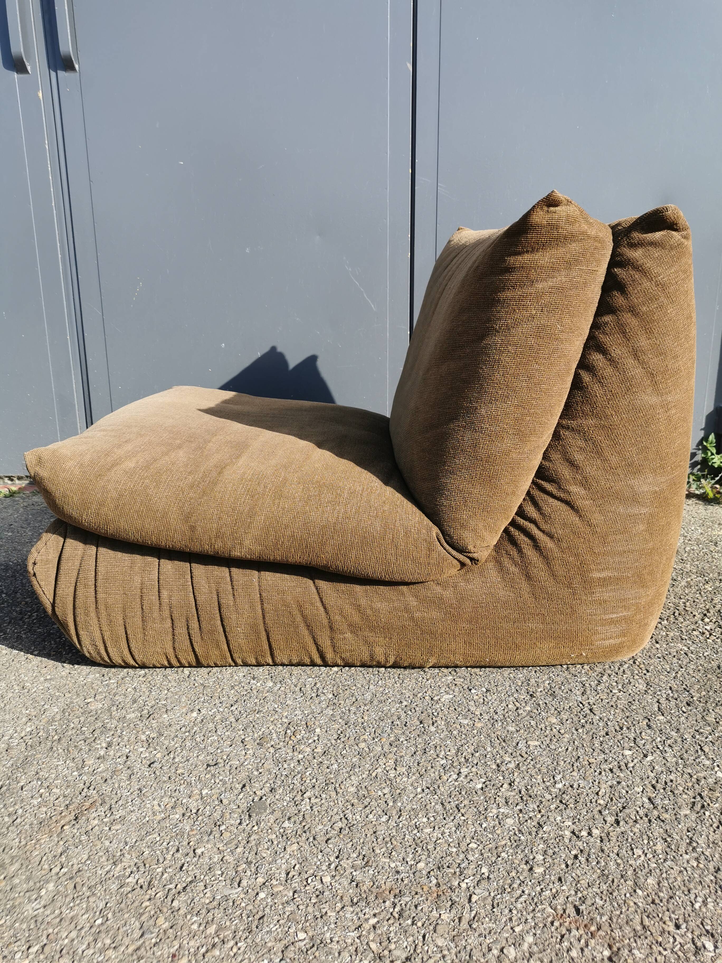 Paire de chauffeuse Cinna des années 70