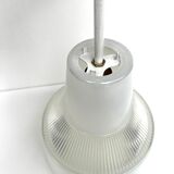 Holophane glass suspension rv2 prismopal 1972 ø 24 cm