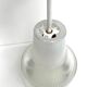 Holophane suspension en verre rv2 prismopal 1972  ø 24 cm