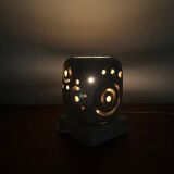 Limestone table lamp, 1960-70