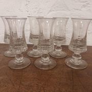 Set of 6 digestif glasses, 1930s