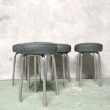 Lot de 4 tabourets industriels