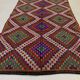 Tapis kilim turc vintage 354x178 cm laine jajim kelim