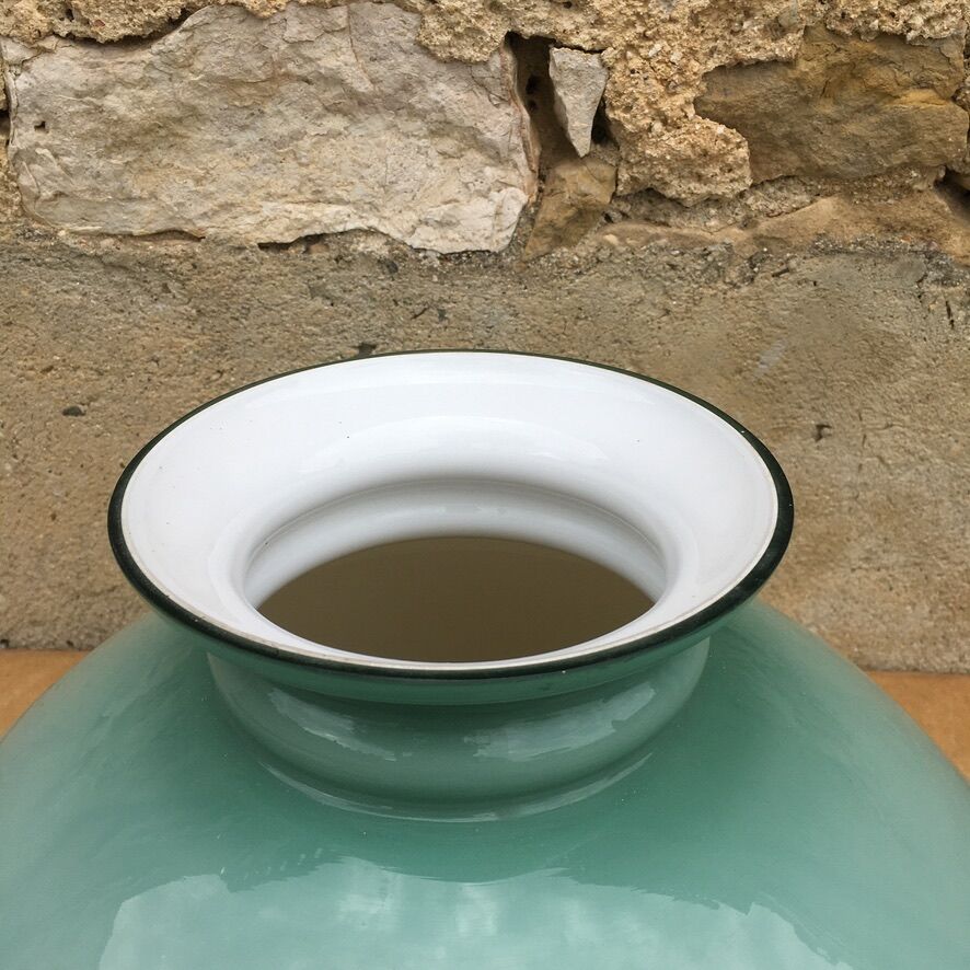 Green opaline lampshade