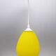 Vintage pendant lamp acid yellow 1970