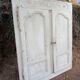 2 portes de placard anciennes en bois avec chassis