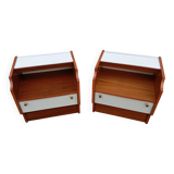 Pair of vintage bedside tables