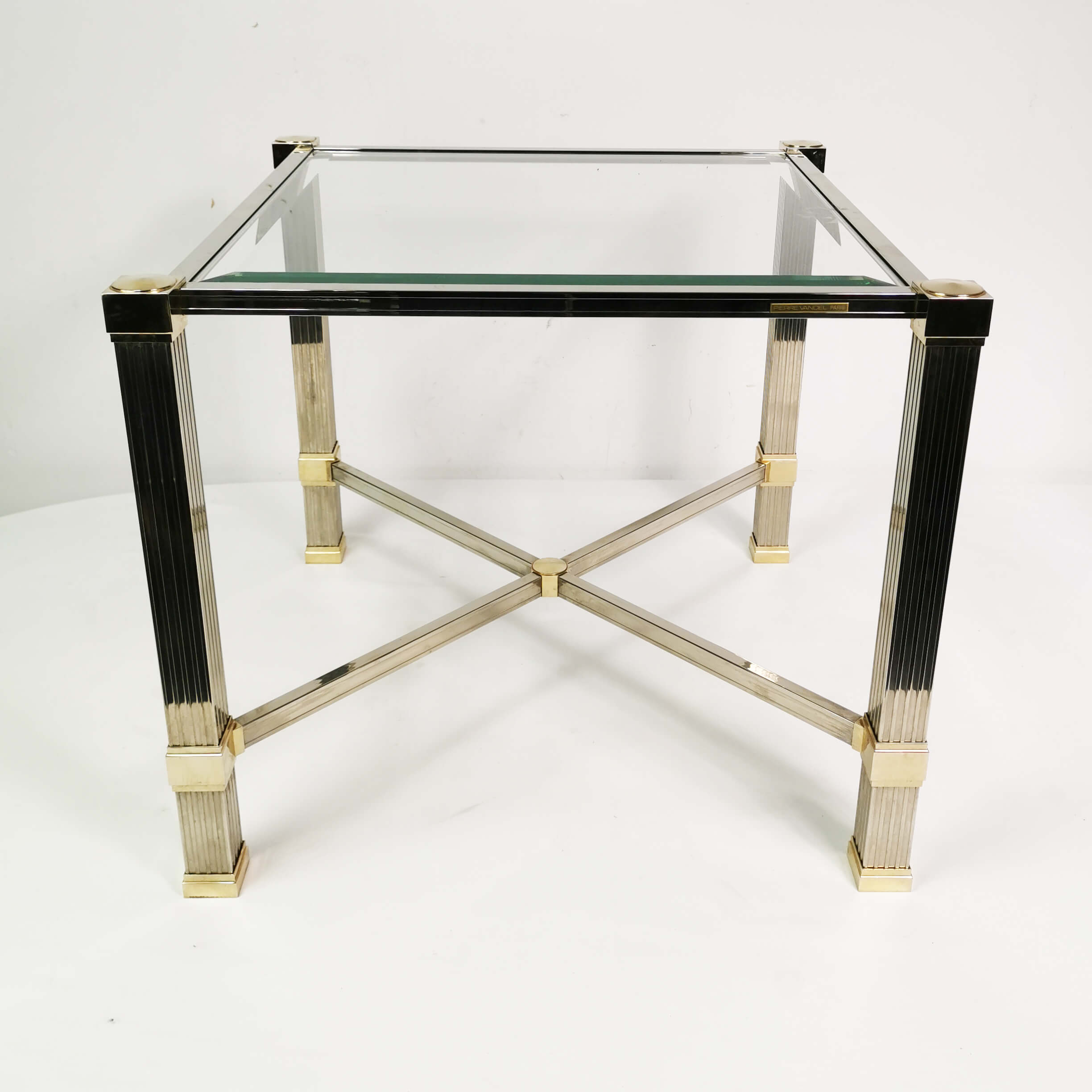 Hollywood Regency coffee tables, Pierre Vandel Paris, France, 1980s