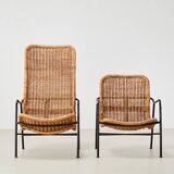 Dirk van Sliedregt Pair of Lounge Chairs for Gebr. Jonkers 1952