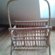 Rattan magazine rack 60s 70s